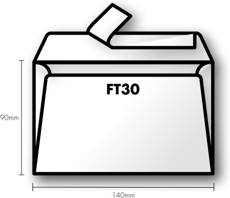 Конверт CLAIREFONTAINE Pollen 90 x 140 мм 120 г/м2 1 шт, белый перламутровый RH-50031C