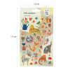 Наклейки ПВХ MESHU "Spring breath" 10 x 21 см, 33 накл, инд. уп., европодвес RE-MS_42750