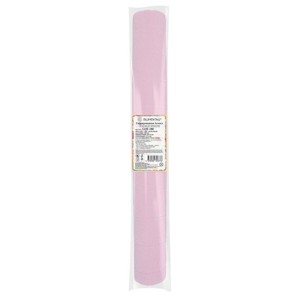Гофрированная бумага Blumentag 50 см х 2.5 м 180 г/м2 GOF-180-549 св.розовый