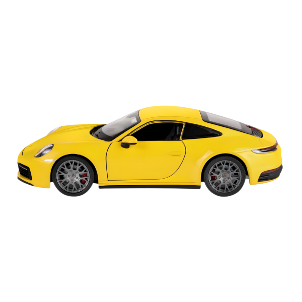 Машинка WELLY 1:24 Porsche 911 Carrera S4, желтый IT-24099W
