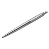 Ручка гелевая PARKER "Jotter Stainless Steel CT" черная, 0.7 мм, кнопочный механизм, подарочная упаковка RE-2020646