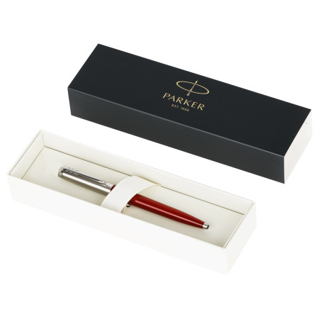 Ручка шариковая PARKER "Jotter Originals Recycled Black CT" синяя, 1.0 мм, кнопочн., подарочная упаковка RE-2183298
