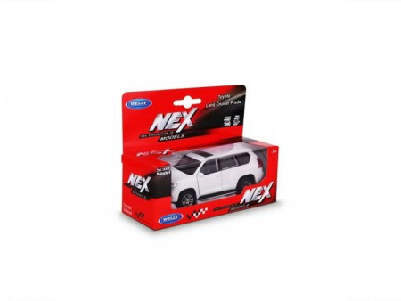 Машинка WELLY 1:38 Toyota Land Cruiser Prado, пруж. мех., цвет в асс. IT-43630L-W