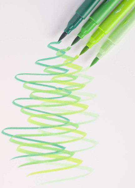 Набор двусторонних линеров BRUYNZEEL Brushpen 24 цвета MP60325024