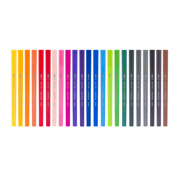 Набор двусторонних линеров BRUYNZEEL Brushpen 24 цвета MP60325024