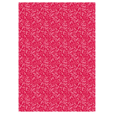 Упаковочная бумага глянцевая MESHU "Love" 1л. 70 x 100 см 80 г/м2, ассорти, 4 дизайна RE-MS_62827
