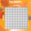 Канва страмин для вышивания №5 хлопок 48 х 48 ± 2 см белый/синий АУ SIM-10481425