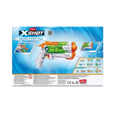 Бластер водный ZURU X-Shot Water FAST-FILL Small IT-56220