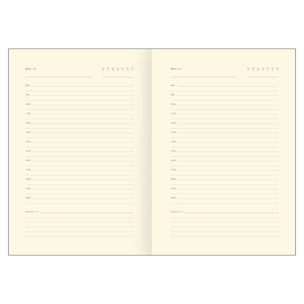 Ежедневник недатированный A5 136л. Greenwich Line "Mesmerize journal. Eternal" кожзам, тон. блок, фольгир. срез RE-ENA5_53254