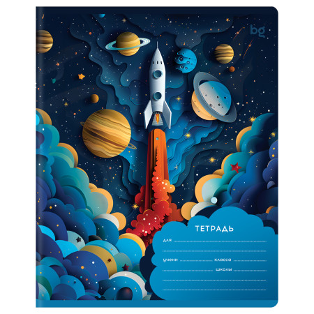 Тетрадь 12л. клетка BG "Paper Art" RE-Т5ск12_55460