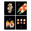Тетрадь 48л. A5 клетка BG "Sushi roll" выб.лак RE-Т5ск48_вл_12711