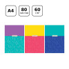 Тетрадь 80л. A4 линия BG "Monocolor. Letters" RE-Т4ск80_11206