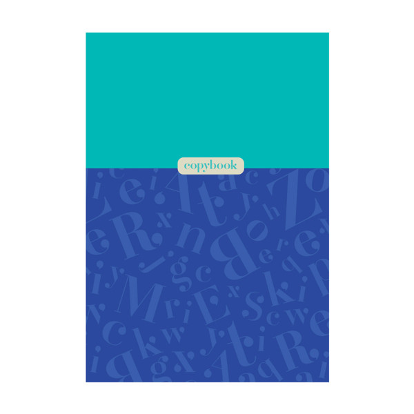 Тетрадь 80л. A4 линия BG "Monocolor. Letters" RE-Т4ск80_11206