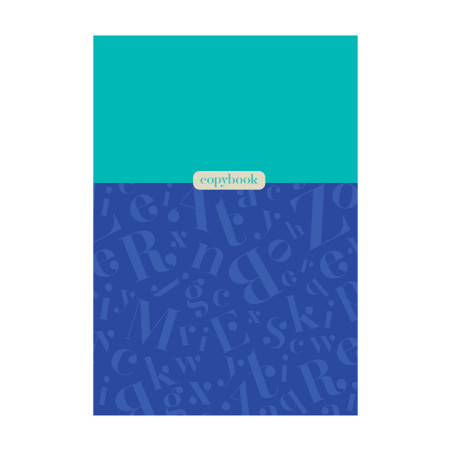 Тетрадь 80л. A4 линия BG "Monocolor. Letters" RE-Т4ск80_11206
