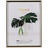 Рамка пластиковая OfficeSpace "Basic" 30 x 40 см, небьющееся стекло, золото RE-РП_41694