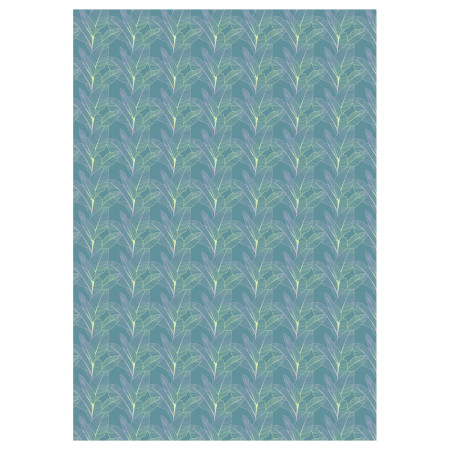 Упаковочная бумага глянцевая MESHU "Grace twigs" 1л. 70 x 100 см 80 г/м2, ассорти, 1 шт RE-MS_62830