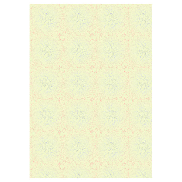 Упаковочная бумага глянцевая MESHU "Grace twigs" 1л. 70 x 100 см 80 г/м2, ассорти, 1 шт RE-MS_62830