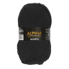 Пряжа ALPINA Marta 100% тактифил 1 х 100 г 120 ± 6 м №002 ЧЕРНЫЙ ALP-MAR-002