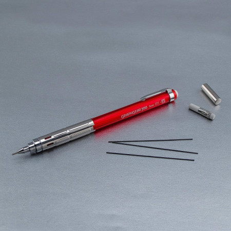 Карандаш PENTEL Graphgear 300 автоматический 0.5 мм, красный корпус PG315-TBX