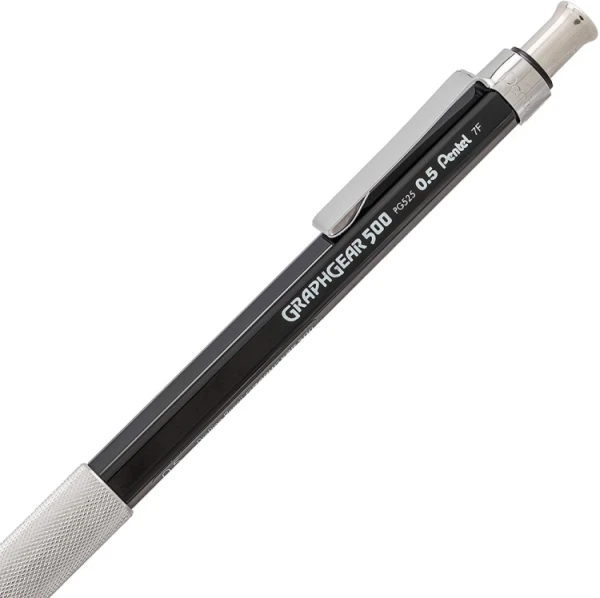 Карандаш PENTEL Graphgear 520 автоматический профессиональный 0.5 мм, черный корпус PG525-AX