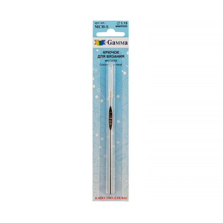 Крючок GAMMA сталь d 1.15 мм 12 см в блистере MCH-S-115