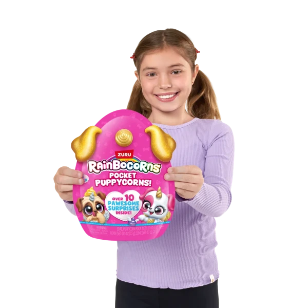 Игровой набор-сюрприз ZURU Rainbocorns Pocket Puppycorn S1 с акс. игрушка сюрприз IT-9284