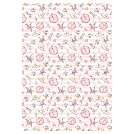 Упаковочная бумага глянцевая MESHU "Tenderness" 1л. 70 x 100 см 80 г/м2, ассорти, 5 дизайнов RE-MS_62804