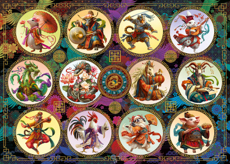 Пазл Step Puzzle 2000 "Китайский гороскоп" STP-84063