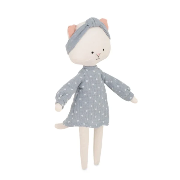 Мягкая игрушка ORANGE TOYS Кошечка Кристи в голубом платье 30 см ORT-CM01-29/13