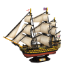 3D пазл CubicFun Серия "Корабли" Виктория, 189 деталей UT-T4019h
