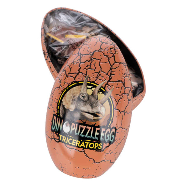 Пазл в яйце CubicFun National Geographic Трицератопс, 63 деталей UT-DS1042h
