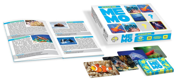 Настольная игра: Десятое королевство "Мемо. Водный мир" 50 карточек KOR-03593