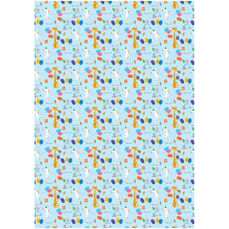 Упаковочная бумага глянцевая MESHU "День Рождения" 1л. 70 x 100 см 80 г/м2, ассорти, 5 дизайнов RE-MS_53490