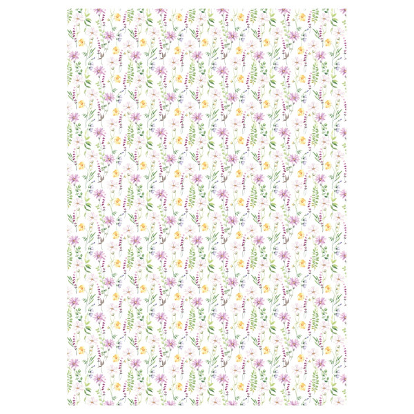 Упаковочная бумага глянцевая MESHU "Bouquet" 1л. 70 x 100 см 80 г/м2, ассорти, 4 дизайна RE-MS_62822