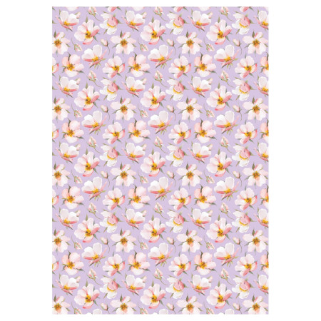 Упаковочная бумага глянцевая MESHU "Bouquet" 1л. 70 x 100 см 80 г/м2, ассорти, 4 дизайна RE-MS_62822