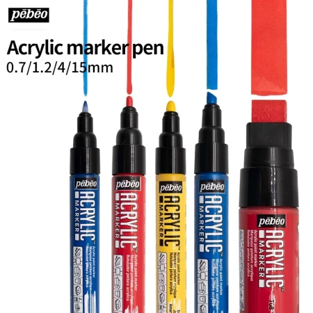 Маркер акриловый PEBEO Acrylic Marker №2 4 мм перо скошенное