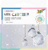 Набор для творчества Ловец снов FOLIA Sun Catcher Crystal Trio, 3 стеклянных кристалла (2,3,4 см), золотистая нить 16 м FL-23849