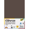 Тонированная бумага FOLIA 130 г/м², 50×70 см, 1 лист, тёмно-коричневый FL-6770