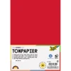 Тонированная бумага FOLIA 130 г/м², 50×70 см, 1 лист, ярко-красный FL-6720