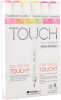 Набор маркеров TOUCH BRUSH 6 цв флюоресцентные цвета MP1200623