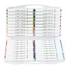 Маркеры акриловые ГАММА "Классические", 36 цв., двусторонние кисть и пуля, пластик.бокс RE-15062025_36