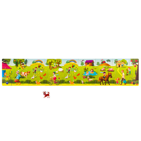 Развивающий пазл Step Puzzle "Story puzzle. Деревня" STP-80481