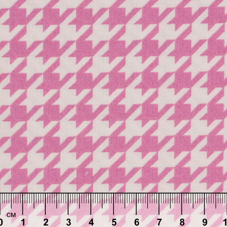 Ткань для пэчворка PEPPY БАБУШКИН СУНДУЧОК 50 x 55 см 140 ± 5 г/м2 100% хлопок БС-25 гусиная лапка ярко-розовый
