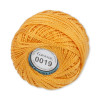 Пряжа GAMMA Ирис 100% хлопок 1 x 10 г 82 ± 3 м №0019 св.оранжевый GAM-IRI-1-0019